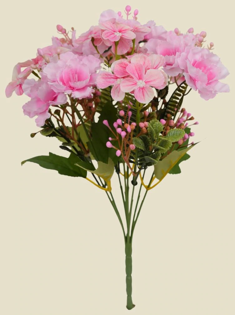 Exotic Bloosom Small Bunch x9 With Leaves Buds Petals